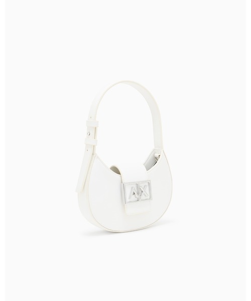 ARMANI EXCHANGE（アルマーニエクスチェンジ）の「【A|X アルマーニ エクスチェンジ】AXロゴ  ホーボーミニバッグ（ハンドバッグ・レディース・オフホワイト/ライトイエロー/ブラック/オレンジ・FREE）」の10枚目の写真