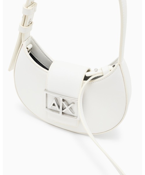 ARMANI EXCHANGE（アルマーニエクスチェンジ）の「【A|X アルマーニ エクスチェンジ】AXロゴ  ホーボーミニバッグ（ハンドバッグ・レディース・オフホワイト/ライトイエロー/ブラック/オレンジ・FREE）」の13枚目の写真