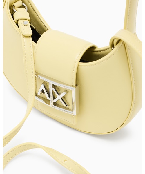 ARMANI EXCHANGE(アルマーニエクスチェンジ)の「【A|X アルマーニ エクスチェンジ】AXロゴ ホーボーミニバッグ(ハンドバッグ・レディース・オフホワイト/ライトイエロー/ブラック/オレンジ・FREE)」の13枚目の写真