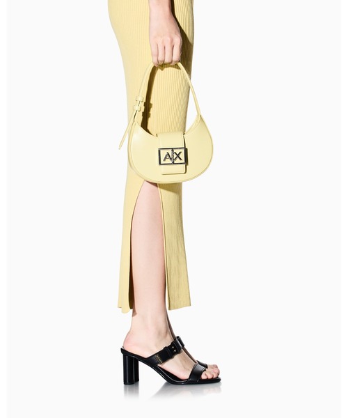 ARMANI EXCHANGE(アルマーニエクスチェンジ)の「【A|X アルマーニ エクスチェンジ】AXロゴ ホーボーミニバッグ(ハンドバッグ・レディース・オフホワイト/ライトイエロー/ブラック/オレンジ・FREE)」の17枚目の写真