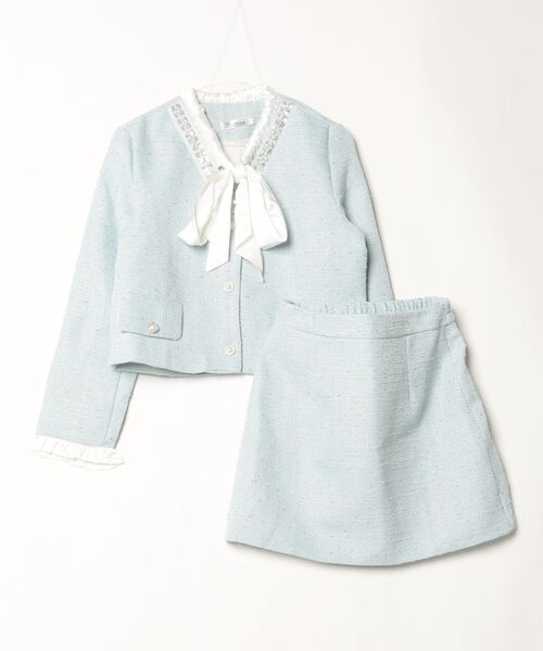 gossip!ロサンゼルス(ゴシップロサンゼルス)の「リボンセットアップ(セットアップ・レディース・オフホワイト/ブルー・M/L)」の19枚目の写真