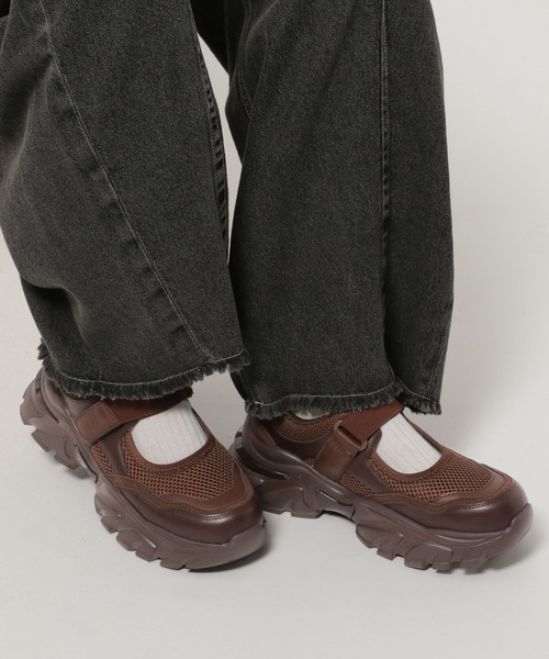 niko and...（ニコアンド）の「オリジナルメッシュベルトスニーカー（スニーカー・レディース・ブラック/その他1/ブラウン・LARGE/MEDIUM/SMALL）」の22枚目の写真