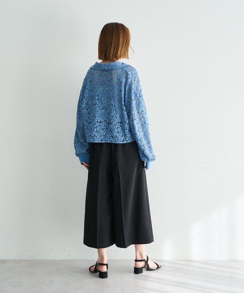 YECCA VECCA（イェッカヴェッカ）の「ベルトSETクロップド丈パンツ（その他パンツ・レディース・モカ/アイボリー/ブラック・FREE）」の21枚目の写真