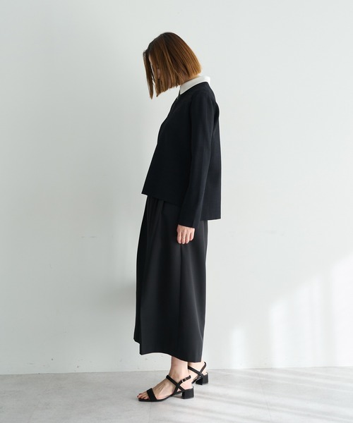 YECCA VECCA(イェッカヴェッカ)の「ベルトSETクロップド丈パンツ(その他パンツ・レディース・モカ/アイボリー/ブラック・FREE)」の20枚目の写真