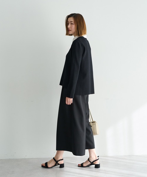 YECCA VECCA(イェッカヴェッカ)の「ベルトSETクロップド丈パンツ(その他パンツ・レディース・モカ/アイボリー/ブラック・FREE)」の21枚目の写真