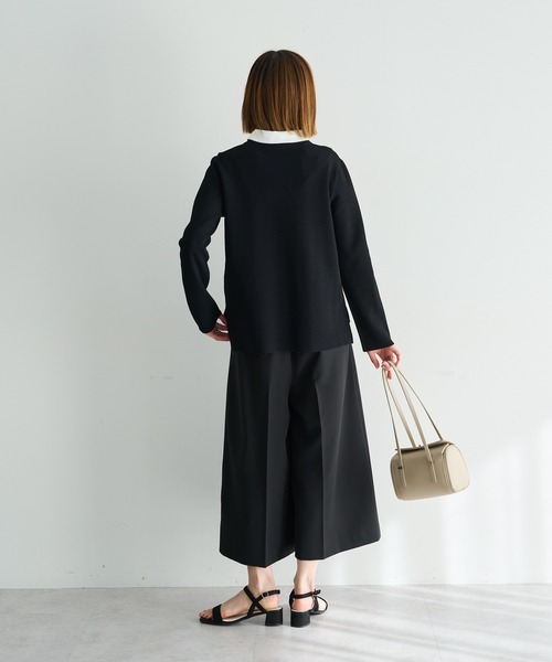 YECCA VECCA(イェッカヴェッカ)の「ベルトSETクロップド丈パンツ(その他パンツ・レディース・モカ/アイボリー/ブラック・FREE)」の22枚目の写真