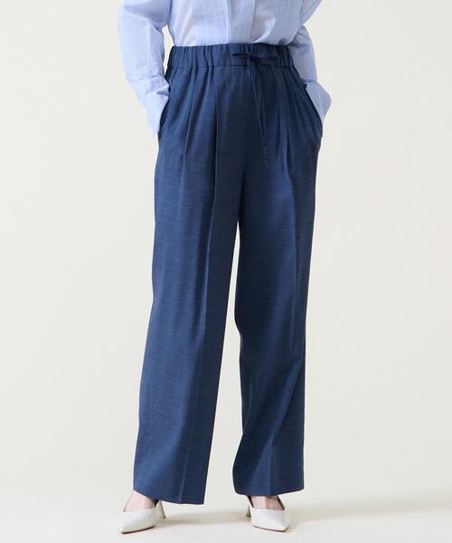 Tiara（ティアラ）の「2タックイージーパンツ（スラックス・レディース・ピンク/グレー/ネイビー・2/3）」の3枚目の写真