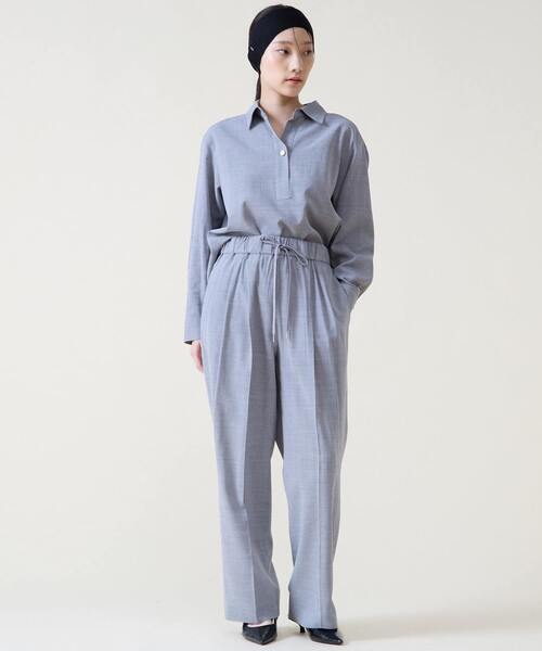 Tiara（ティアラ）の「2タックイージーパンツ（スラックス・レディース・ピンク/グレー/ネイビー・2/3）」の9枚目の写真