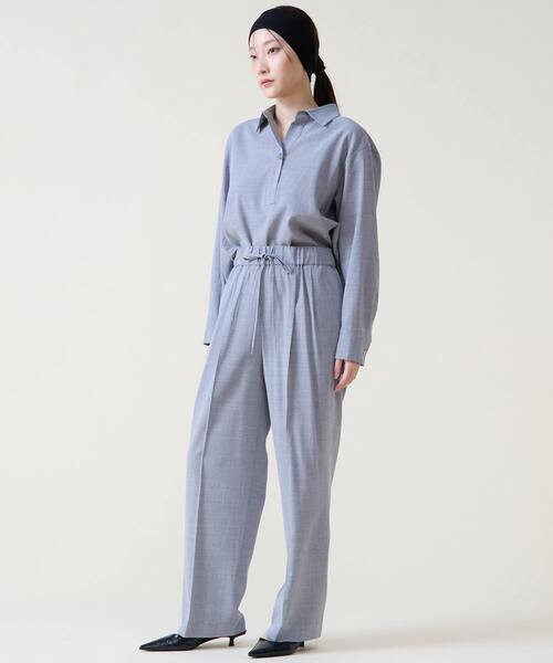 Tiara（ティアラ）の「2タックイージーパンツ（スラックス・レディース・ピンク/グレー/ネイビー・2/3）」の10枚目の写真