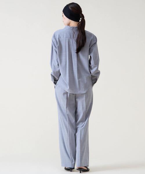 Tiara（ティアラ）の「2タックイージーパンツ（スラックス・レディース・ピンク/グレー/ネイビー・2/3）」の12枚目の写真