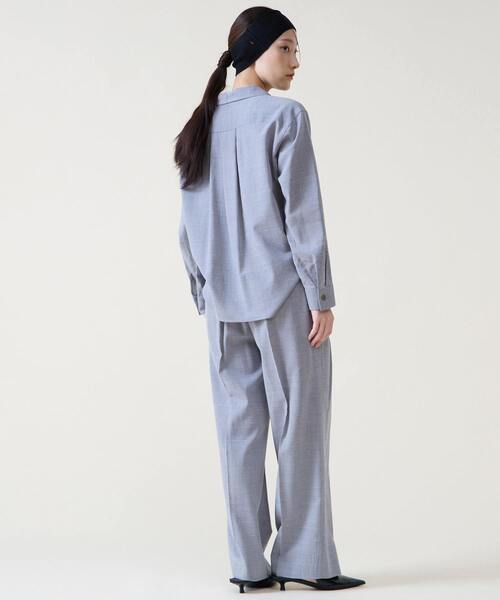 Tiara（ティアラ）の「2タックイージーパンツ（スラックス・レディース・ピンク/グレー/ネイビー・2/3）」の13枚目の写真