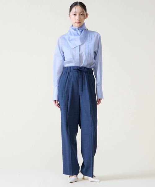 Tiara（ティアラ）の「2タックイージーパンツ（スラックス・レディース・ピンク/グレー/ネイビー・2/3）」の18枚目の写真