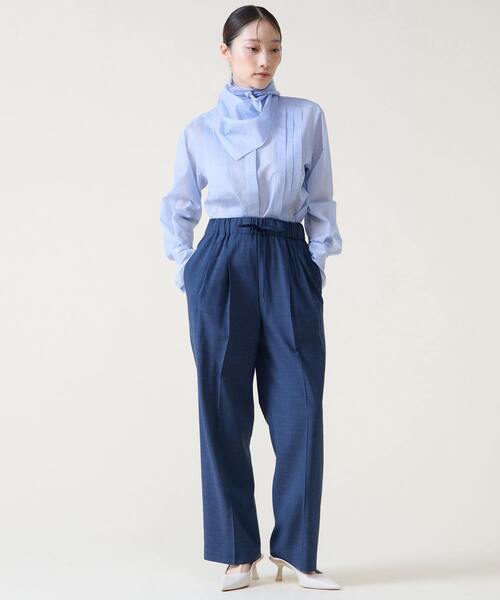 Tiara（ティアラ）の「2タックイージーパンツ（スラックス・レディース・ピンク/グレー/ネイビー・2/3）」の19枚目の写真