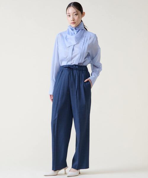 Tiara（ティアラ）の「2タックイージーパンツ（スラックス・レディース・ピンク/グレー/ネイビー・2/3）」の20枚目の写真