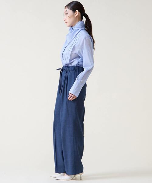 Tiara（ティアラ）の「2タックイージーパンツ（スラックス・レディース・ピンク/グレー/ネイビー・2/3）」の22枚目の写真