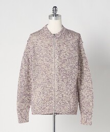 LOEFF（ロエフ）の「＜LOEFF＞ストローヤーン ライク カーディガン UNISEX（カーディガン/ボレロ）」