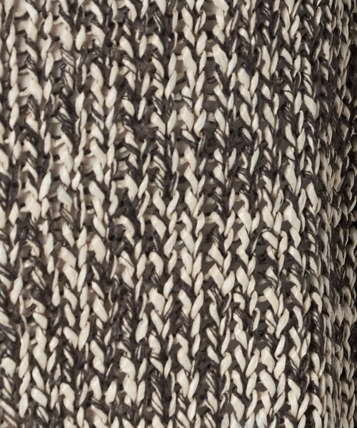 LOEFF(ロエフ)の「<LOEFF>ストローヤーン ライク カーディガン UNISEX(カーディガン/ボレロ・レディース・パープル/ダークブラウン・2/1/0)」の13枚目の写真