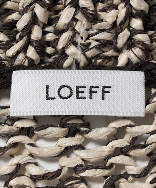 LOEFF(ロエフ)の「<LOEFF>ストローヤーン ライク カーディガン UNISEX(カーディガン/ボレロ・レディース・パープル/ダークブラウン・2/1/0)」の16枚目の写真