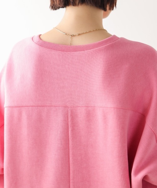 Bou Jeloud(ブージュルード)の「サカリバコンパクトプルオーバー(スウェット・レディース・グリーン/ピンク/アイボリー・FREE)」の21枚目の写真
