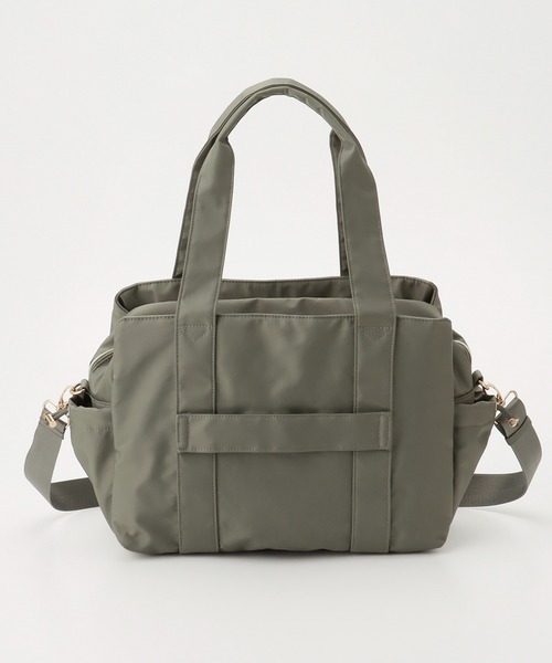 Honeys(ハニーズ)の「【非フッ素撥水加工】撥水両あおりA4トート(トートバッグ・レディース・ライトカーキ/ブラック/アイボリー・FREE)」の16枚目の写真