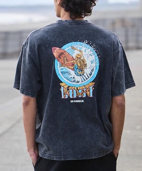 lost(ロスト)の「lost/ロスト メンズ 半袖 Tシャツ LM6S-2114(Tシャツ/カットソー・メンズ・パープル系その他/ホワイト/ブラック/ブラック系その他・M/XL/L)」の3枚目の写真