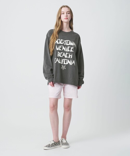 DOGTOWN(ドッグタウン)の「<DOGTOWN × CGS.>ピグメント ロング スリーブ Tシャツ 2(Tシャツ/カットソー・メンズ・ブラウン系/ダークグレー/オフホワイト・M/L/XL)」の6枚目の写真