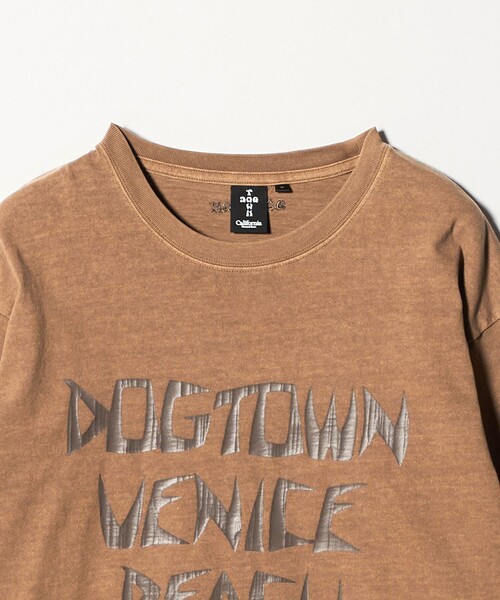 DOGTOWN(ドッグタウン)の「<DOGTOWN × CGS.>ピグメント ロング スリーブ Tシャツ 2(Tシャツ/カットソー・メンズ・ブラウン系/ダークグレー/オフホワイト・M/L/XL)」の9枚目の写真