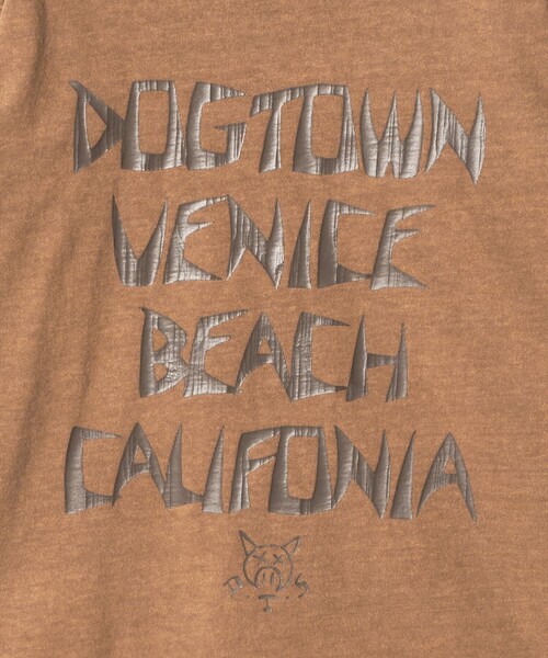 DOGTOWN(ドッグタウン)の「<DOGTOWN × CGS.>ピグメント ロング スリーブ Tシャツ 2(Tシャツ/カットソー・メンズ・ブラウン系/ダークグレー/オフホワイト・M/L/XL)」の11枚目の写真