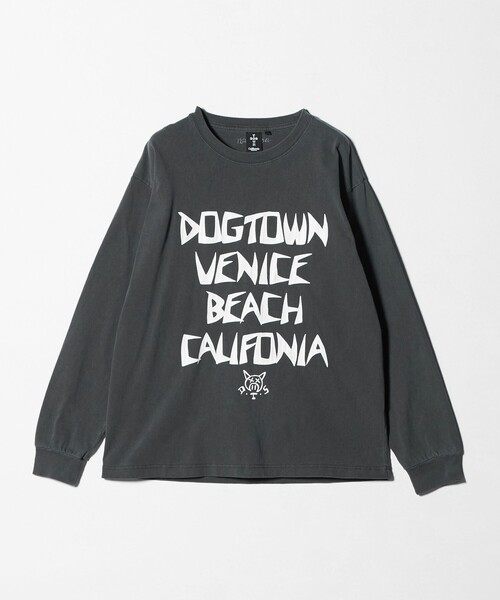 DOGTOWN(ドッグタウン)の「<DOGTOWN × CGS.>ピグメント ロング スリーブ Tシャツ 2(Tシャツ/カットソー・メンズ・ブラウン系/ダークグレー/オフホワイト・M/L/XL)」の14枚目の写真