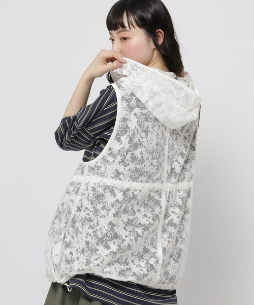 niko and...（ニコアンド）の「レース&メッシュ2WAYベスト（ベスト・レディース・ブラック/オフホワイト/その他9・FREE）」の7枚目の写真