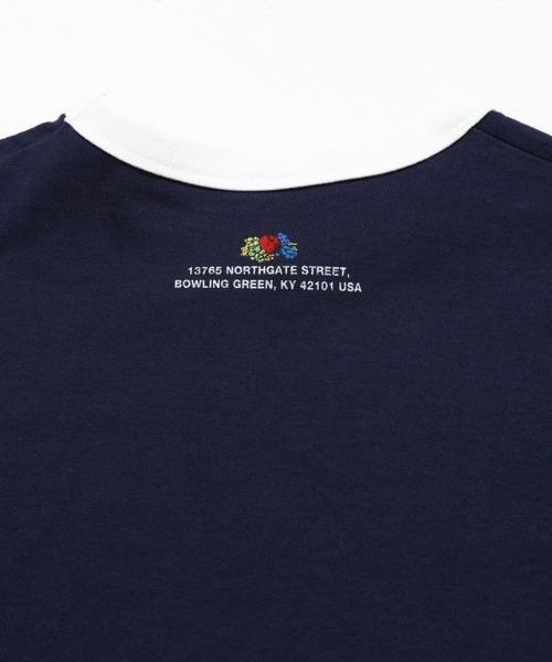 FRUIT OF THE LOOM（フルーツオブザルーム）の「FTL x KELLOGGS RINGER T-SHIRT3 / ケロッグ コラボ 半袖リンガーTシャツ コーンフレイクデザイン（Tシャツ/カットソー・メンズ・ネイビー・M/S/L）」の8枚目の写真