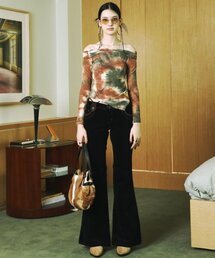 SETSETSET（セットセットセット）の「ウェスタンブーツカットローウエストパンツ（その他パンツ）」