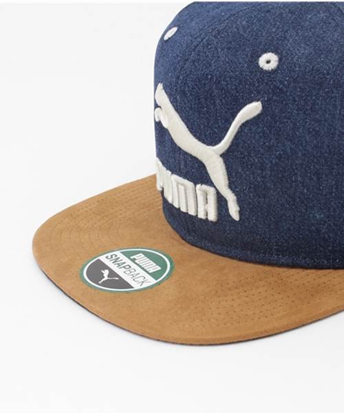 PUMA（プーマ）の「PUMA スエードキャップ（キャップ・メンズ・ブラック/ネイビー・フリー）」の8枚目の写真