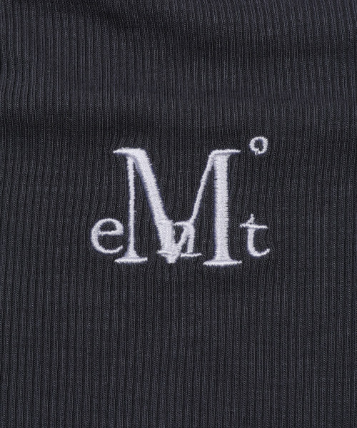 MUCENT（ムセント）の「エノア ホルターネック クロップ スリーブレス タンクトップ (2カラー)（Tシャツ/カットソー・レディース・チャコール/ブラック・FREE）」の7枚目の写真