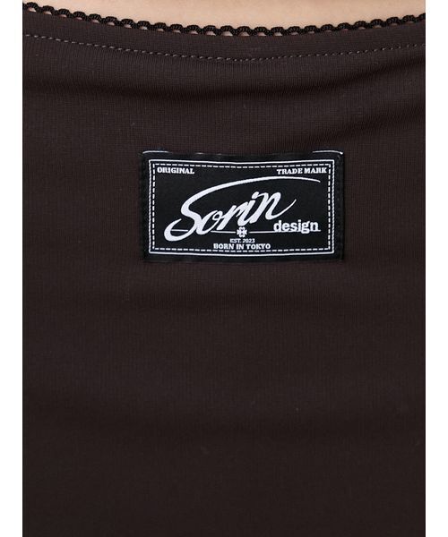 SORIN(ソリン )の「Print Gathered Layered Pants/プリント ギャザーレイヤードパンツ(その他パンツ・レディース・ダークブラウン/オフホワイト・38/36)」の16枚目の写真