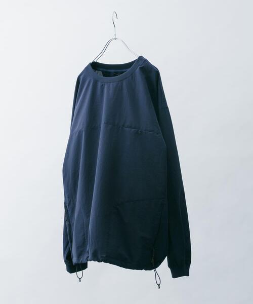 EKAL（エカル）の「DOT AIR LONG-SLEEVE PULLOVER（Tシャツ/カットソー・メンズ・ネイビー/ブラック・MEDIUM/LARGE）」の2枚目の写真