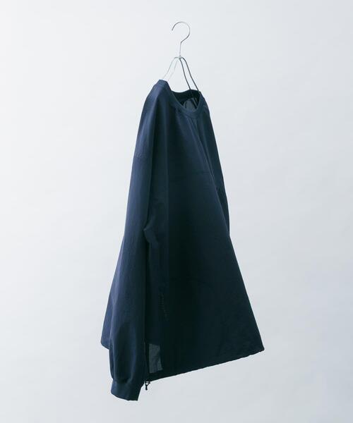 EKAL（エカル）の「DOT AIR LONG-SLEEVE PULLOVER（Tシャツ/カットソー・メンズ・ネイビー/ブラック・MEDIUM/LARGE）」の3枚目の写真