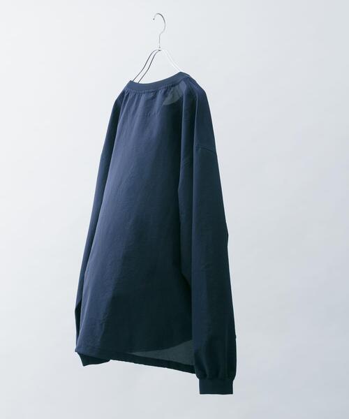 EKAL（エカル）の「DOT AIR LONG-SLEEVE PULLOVER（Tシャツ/カットソー・メンズ・ネイビー/ブラック・MEDIUM/LARGE）」の4枚目の写真