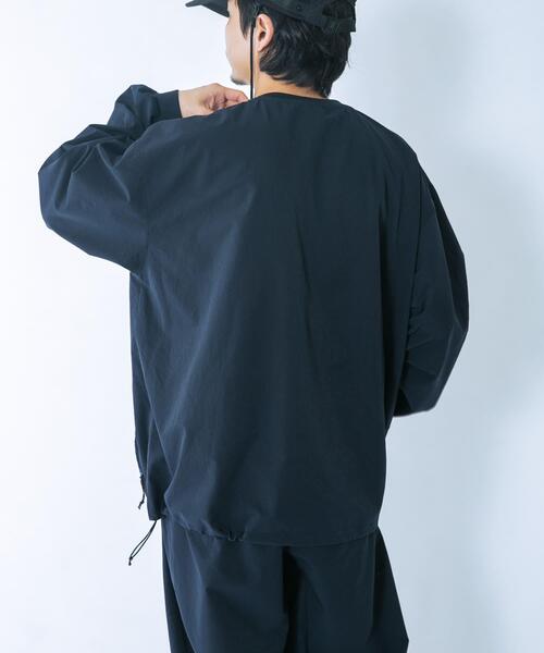 EKAL（エカル）の「DOT AIR LONG-SLEEVE PULLOVER（Tシャツ/カットソー・メンズ・ネイビー/ブラック・MEDIUM/LARGE）」の7枚目の写真