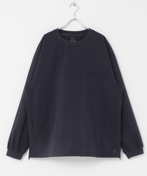 EKAL（エカル）の「DOT AIR LONG-SLEEVE PULLOVER（Tシャツ/カットソー・メンズ・ネイビー/ブラック・MEDIUM/LARGE）」の11枚目の写真