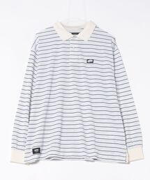 VANS ヴァンズ CAVE JERSEY LS Polo Shirts ロングスリーブ 126R1070101 ABC-MART限定 WHITE