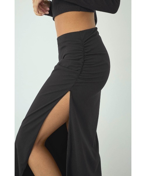 ALEXIA STAM(アリシアスタン)の「Side Zip Skirt / ファスナースリットスカート(スカート・レディース・グレー/ブラック・M/S/L)」の7枚目の写真