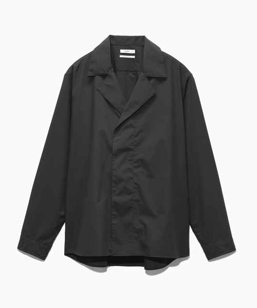 HARE(ハレ)の「【NARRIL】W-Lapel Shirt(シャツ/ブラウス・メンズ・グレー/ブラック・SMALL/MEDIUM)」の1枚目の写真