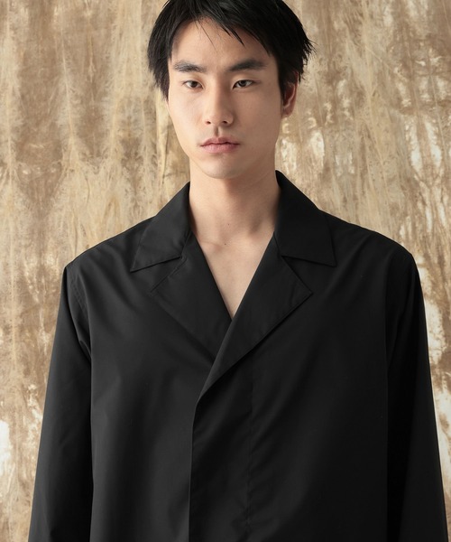 HARE(ハレ)の「【NARRIL】W-Lapel Shirt(シャツ/ブラウス・メンズ・グレー/ブラック・SMALL/MEDIUM)」の3枚目の写真