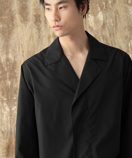 HARE(ハレ)の「【NARRIL】W-Lapel Shirt(シャツ/ブラウス・メンズ・グレー/ブラック・SMALL/MEDIUM)」の4枚目の写真