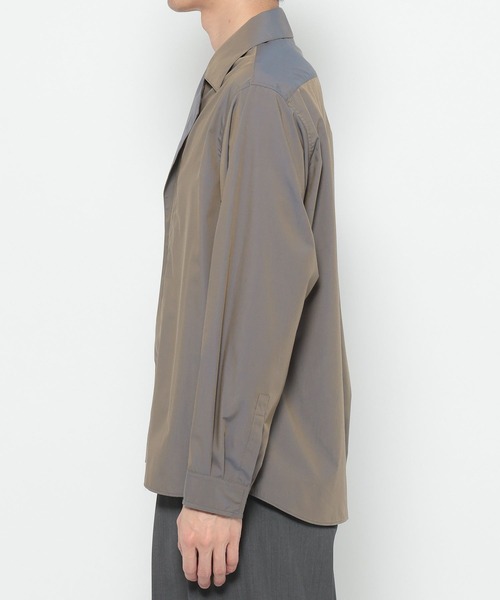 HARE(ハレ)の「【NARRIL】W-Lapel Shirt(シャツ/ブラウス・メンズ・グレー/ブラック・SMALL/MEDIUM)」の9枚目の写真