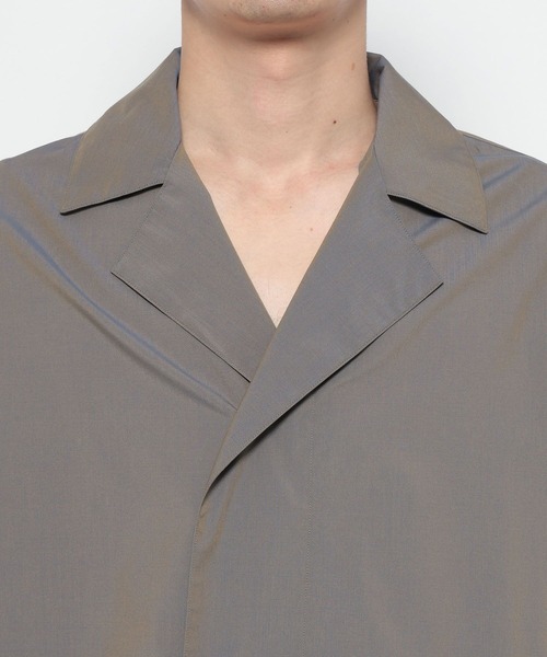 HARE(ハレ)の「【NARRIL】W-Lapel Shirt(シャツ/ブラウス・メンズ・グレー/ブラック・SMALL/MEDIUM)」の11枚目の写真