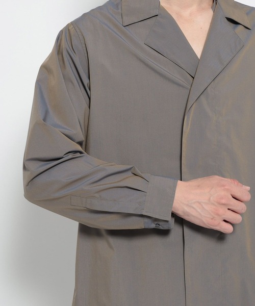 HARE(ハレ)の「【NARRIL】W-Lapel Shirt(シャツ/ブラウス・メンズ・グレー/ブラック・SMALL/MEDIUM)」の12枚目の写真