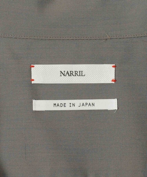 HARE(ハレ)の「【NARRIL】W-Lapel Shirt(シャツ/ブラウス・メンズ・グレー/ブラック・SMALL/MEDIUM)」の16枚目の写真