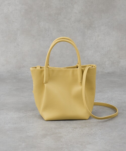 collex(コレックス)の「2WAY バケットトートバッグ タックハンドル&ショルダー(ショルダーバッグ・レディース・ライトグレー/イエロー/ブラック・フリー)」の10枚目の写真